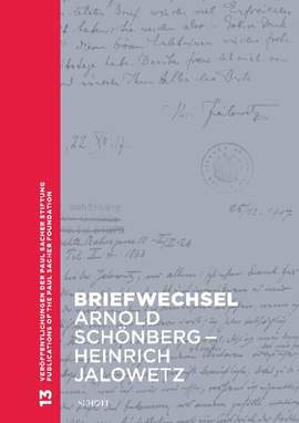 Briefwechsel Arnold Schönberg – Heinrich Jalowetz Vol. 7