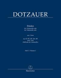 Dotzauer, Justus J F: Etudes for Violoncello solo