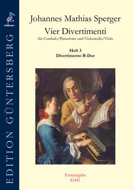 Sperger, J M: Vier Divertimenti 3 B flat major