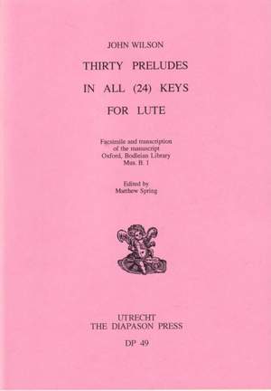 Wilson, J: Thirty Preludes in all (24) Keys