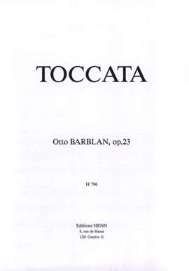 Barblan, O: Toccata op 23