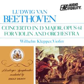 Concerto In D Major, Opus 61 For Violin And Orchesta