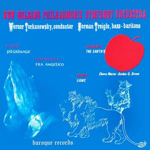 Floyd: Three Sacred Songs From 'Pilgrimage' - Hovhaness: Fra Angelico, Fantasy For Orchestra, Op.120 - Colgrass: The Earth's A Baked Apple - Rorem: Lions