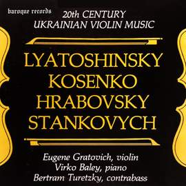 20th Century Ukrainian Violin Music