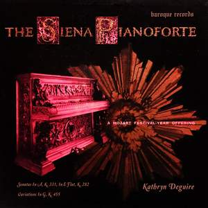 Mozart: Sonata In A Major, K. 331 - Sonata In E Flat Major, K. 282 - Variations In G, K. 455