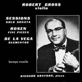 Sessions: Solo Sonata - Rosen: Five Pieces - Vega: Segmentos