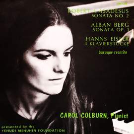 Casadesus: Piano Sonata No. 2, Op. 31 - Berg: Sonata, Op. 1 - Eisler: Klaviersteucke, Op. 3