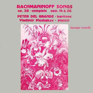 Rachmaninoff: Songs Op. 38 Complete - Op. 14 & 26