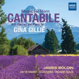 Cantabile: Music for Horn with Clarinet and Piano by Gina Gillie