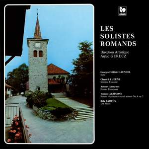 Handel - Le Jeune - Albinoni - Bartók: Works for Strings