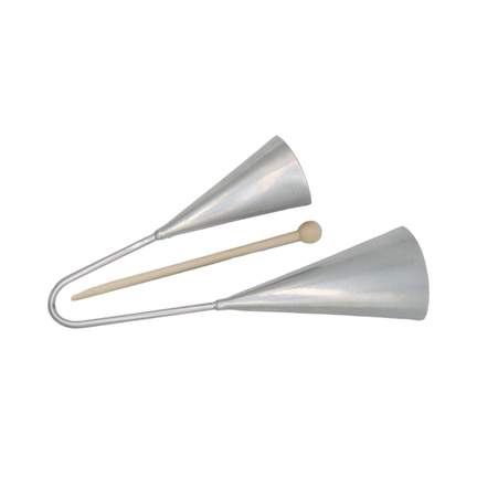 Liverpool double agogo bells - Silver