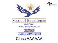 2023 Mark of Excellence: National Wind Band Honors Class AAAAAA