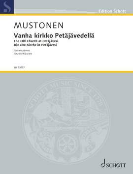 Mustonen, Olli: Vanha kirkko Petäjävedellä (The Old Church at Petäjävesi)
