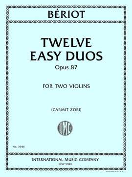 Charles-Auguste De Bériot: Twelve Easy Duos, Opus 87