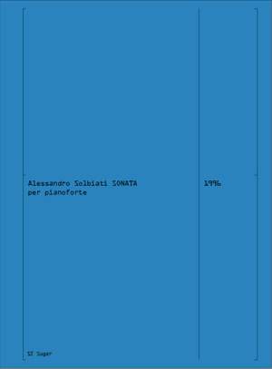 Alessandro Solbiati: Sonata