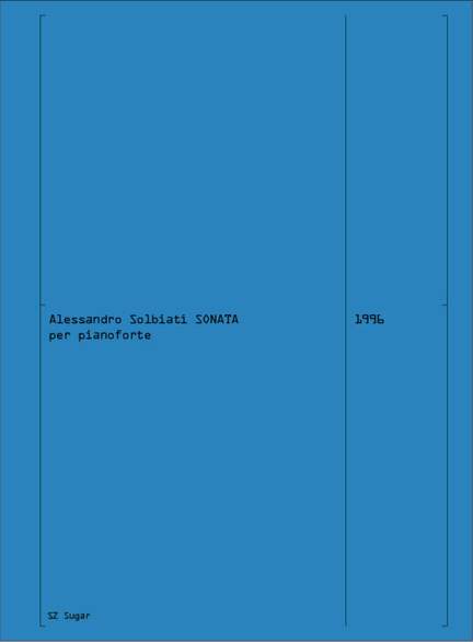 Alessandro Solbiati: Sonata