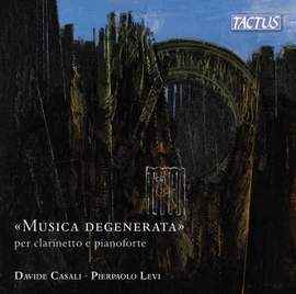 <<Music Degenrata>> per clarinetto e pianoforte