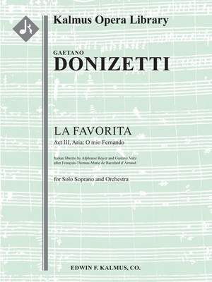 Donizetto, G: La Favorita: Act III, Aria: O mio Fernando (soprano)
