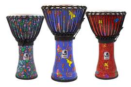 Toca Djembe Freestyle Colorsound Sarong Djembe Set - 4 items