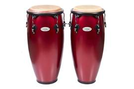 Toca Conga Synergy Wood Conga Set matte racing red