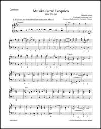 Schutz, Heinrich: Musikalische Exequien Organ