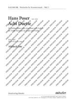 Poser, Hans: Eight duets 3 Product Image