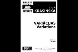Krasinska, Lija: Variations (piano)