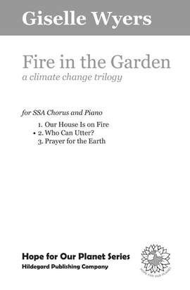 Wyers, G: Fire in the Garden: Who Can Utter?