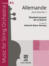 Jacquet de La Guerre, É: Allemande