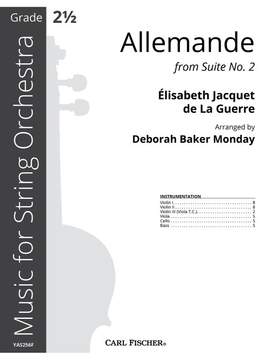 Jacquet de La Guerre, É: Allemande G major