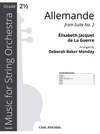 Jacquet de La Guerre, É: Allemande