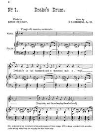 Stanford, Charles Villiers: Songs of the Sea, Op. 91 for baritone, male chorus  & orchestra