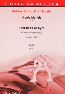 Matteis, N: First Book of Ayres 2 Vol. 2