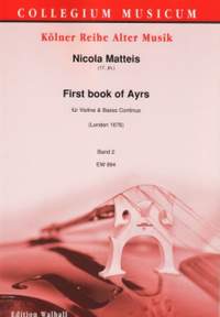 Matteis, N: First Book of Ayres 2 Vol. 2