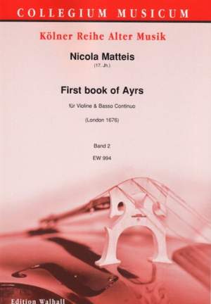 Matteis, N: First Book of Ayres 2 Vol. 2
