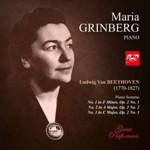 Maria Grinberg Plays Piano Works by Beethoven: Piano Sonatas Nos. 1,2,3