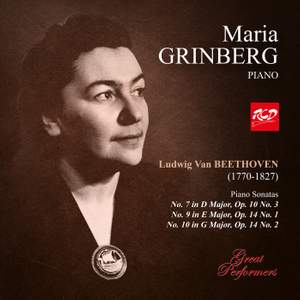 Maria Grinberg Plays Piano Works by Beethoven: Piano Sonatas: No. 7, Op.10 / No. 9, Op. 14 / 10, Op. 14