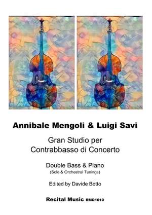 Annibale Mengoli & Luigi Savi: Gran Studio per Contrabbasso di Concerto