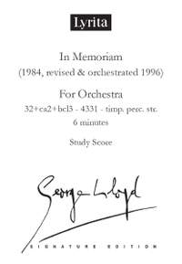 George Lloyd: In Memoriam for orchestra