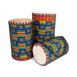 Percussion Plus Honestly Made Ghanaian dundun set of 3 - medium