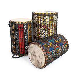 Percussion Plus Honestly Made Ghanaian dundun set of 3 - large