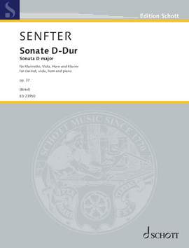 Senfter, J: Sonate D-Dur D major op. 37