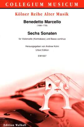 Marcello, B: 6 Sonaten op. 1 op. 1