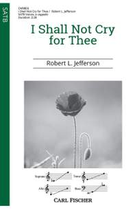 Jefferson, R: I Shall Not Cry for Thee D major