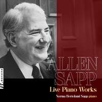 Allen Sapp: Live Piano Works