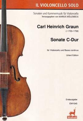 Graun, C H: Sonate C-Dur C major