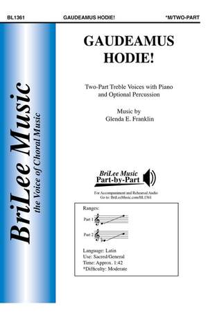 Franklin, G: Gaudeamus Hodie! E flat minor