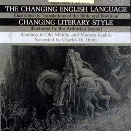 The Changing English Language: Changing Literary Style