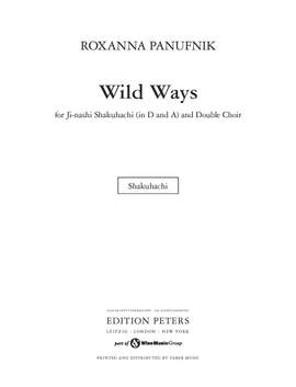 Roxanna Panufnik: Wild Ways