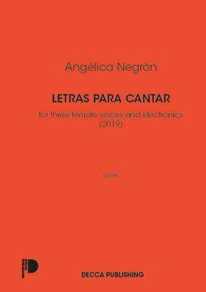 Angélica Negrón: Letras para cantar